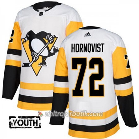Barn Ishockey Pittsburgh Penguins Tröja Patric Hornqvist 72 Adidas 2017-2018 Vit Authentic